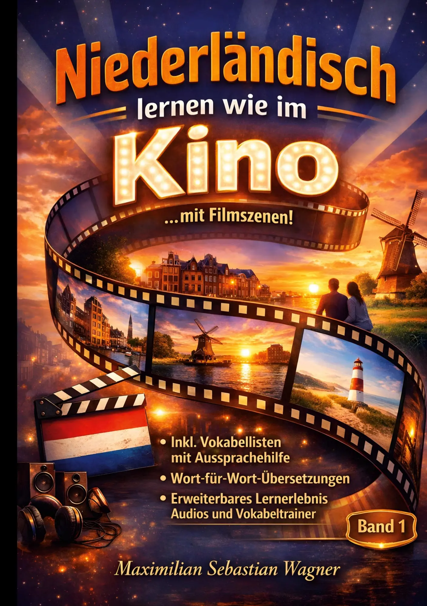 Cover: 9783695713202 | Niederlaendisch lernen wie im Kino ...mit Filmszenen (Band 1) | Wagner