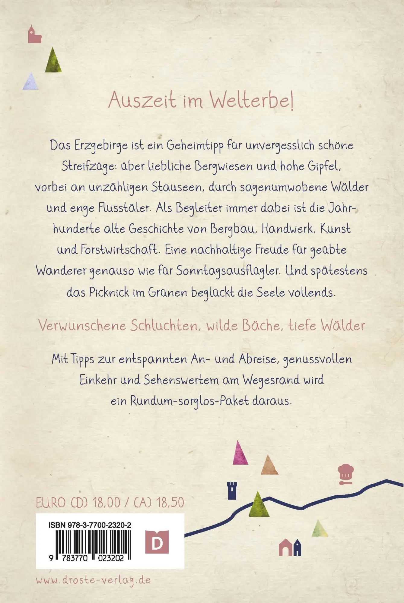 Rückseite: 9783770023202 | Erzgebirge. Wandern für die Seele | Wohlfühlwege | Carsten Storm