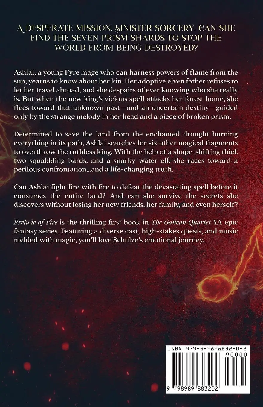 Rückseite: 9798989883202 | Prelude of Fire | Christine E. Schulze | Taschenbuch | Englisch | 2024