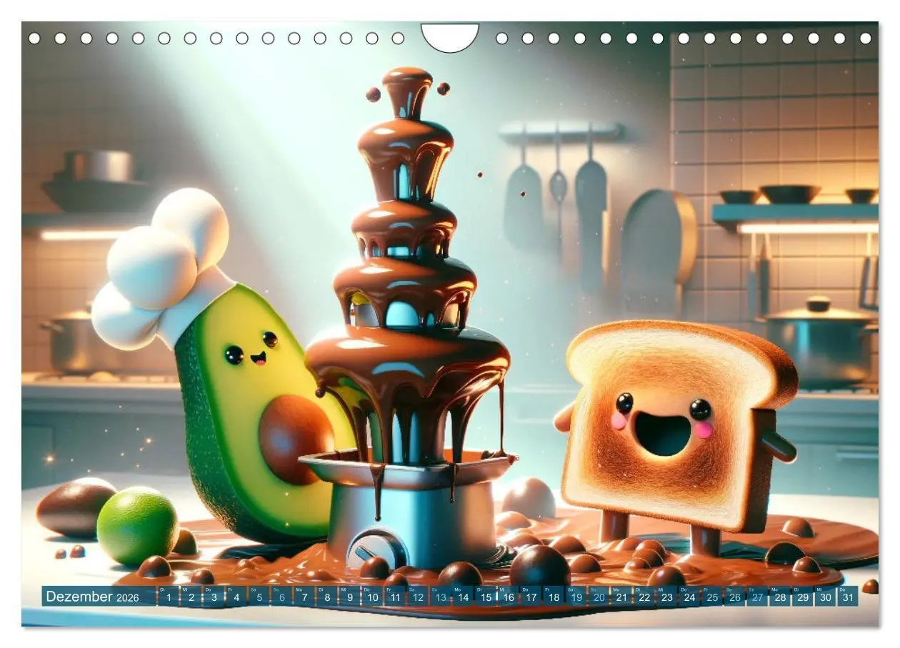 Bild: 9783457343302 | Avocado &amp; Toast - Küchenspäße das ganze Jahr (Wandkalender 2026 DIN...