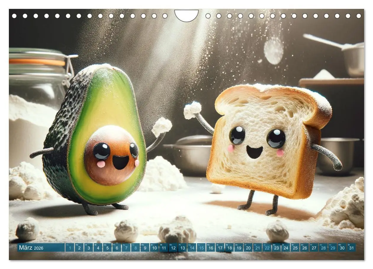Bild: 9783457343302 | Avocado &amp; Toast - Küchenspäße das ganze Jahr (Wandkalender 2026 DIN...