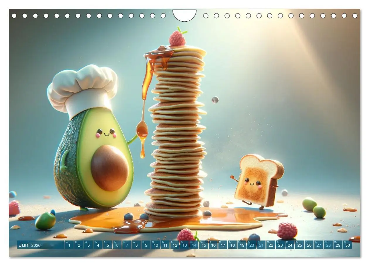 Bild: 9783457343302 | Avocado &amp; Toast - Küchenspäße das ganze Jahr (Wandkalender 2026 DIN...