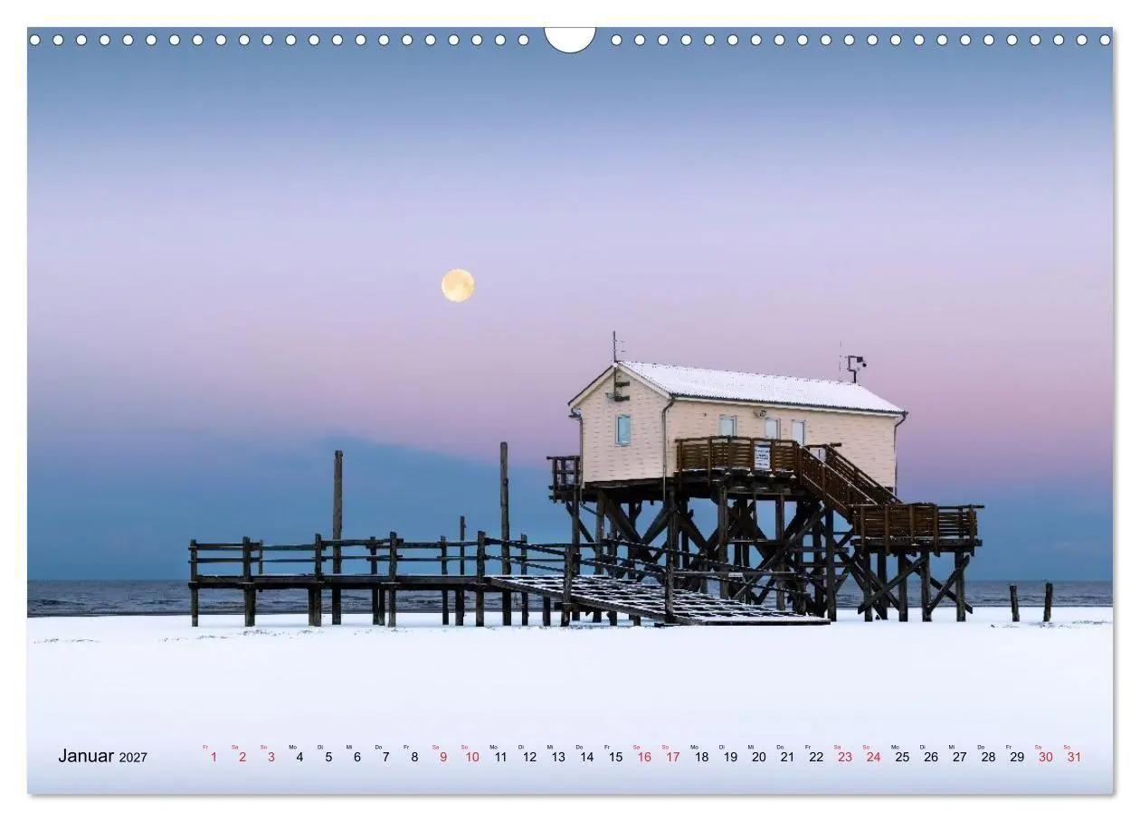 Bild: 9783594273302 | Nordseeurlaub in St. Peter-Ording (Wandkalender 2027 DIN A3 quer),...