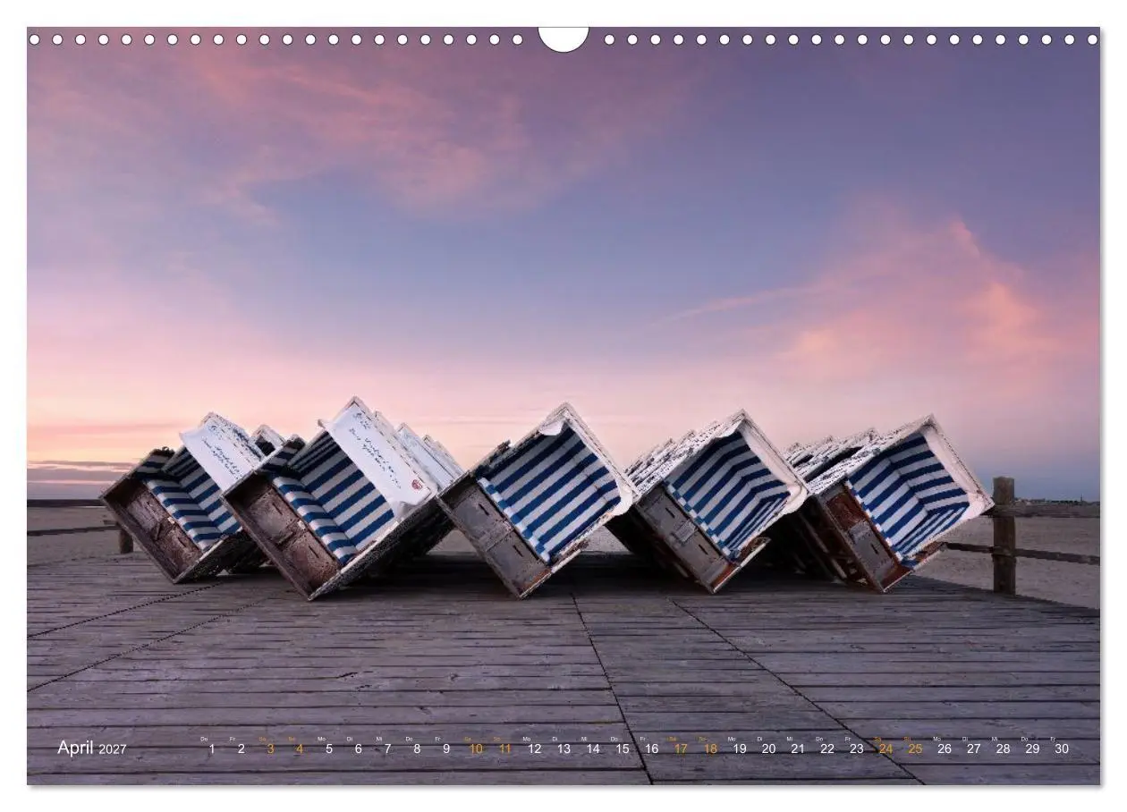 Bild: 9783594273302 | Nordseeurlaub in St. Peter-Ording (Wandkalender 2027 DIN A3 quer),...