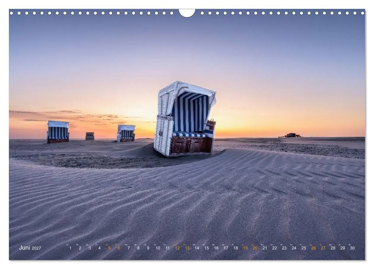 Bild: 9783594273302 | Nordseeurlaub in St. Peter-Ording (Wandkalender 2027 DIN A3 quer),...