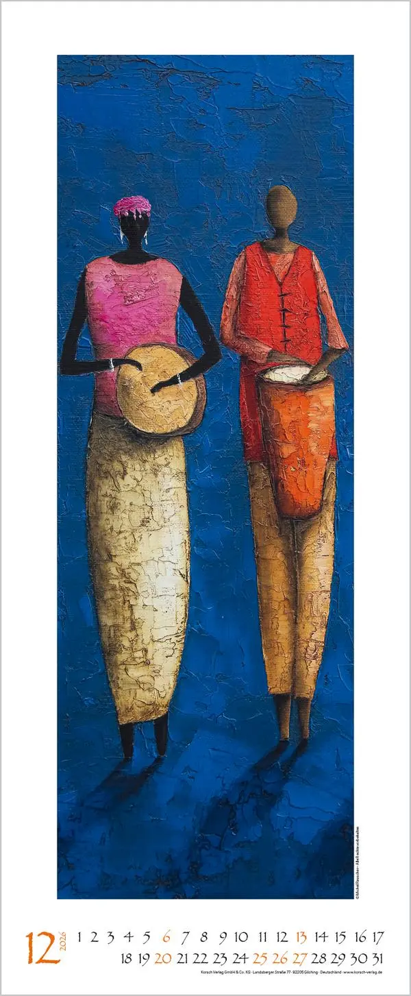 Bild: 9783731883302 | Colours of Africa 2026 | Verlag Korsch | Kalender | Spiralbindung