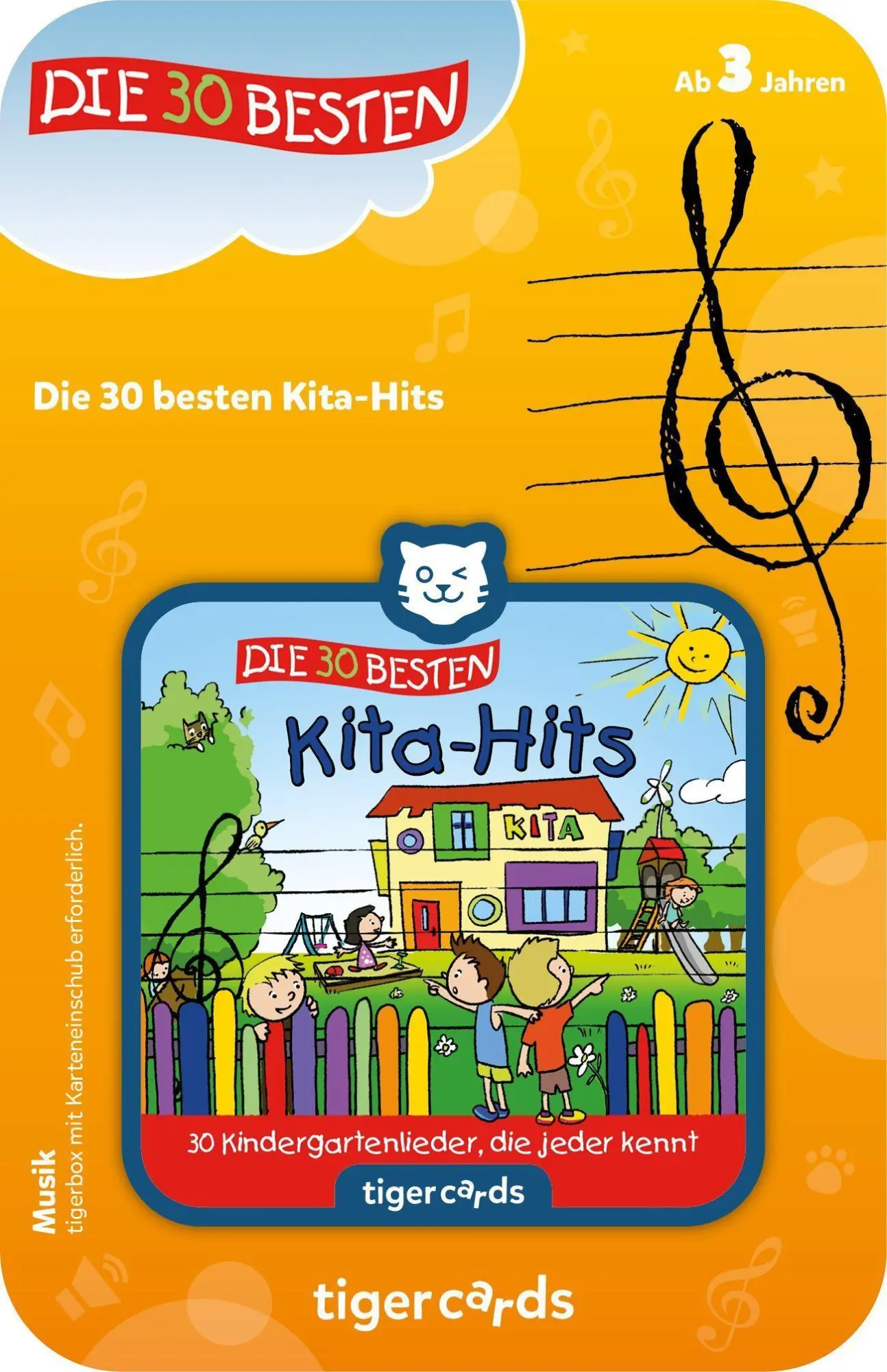 Bild: 4260535483402 | tigercard - Die 30 Besten: Die 30 Besten Kita-Hits | Deutsch | 2020