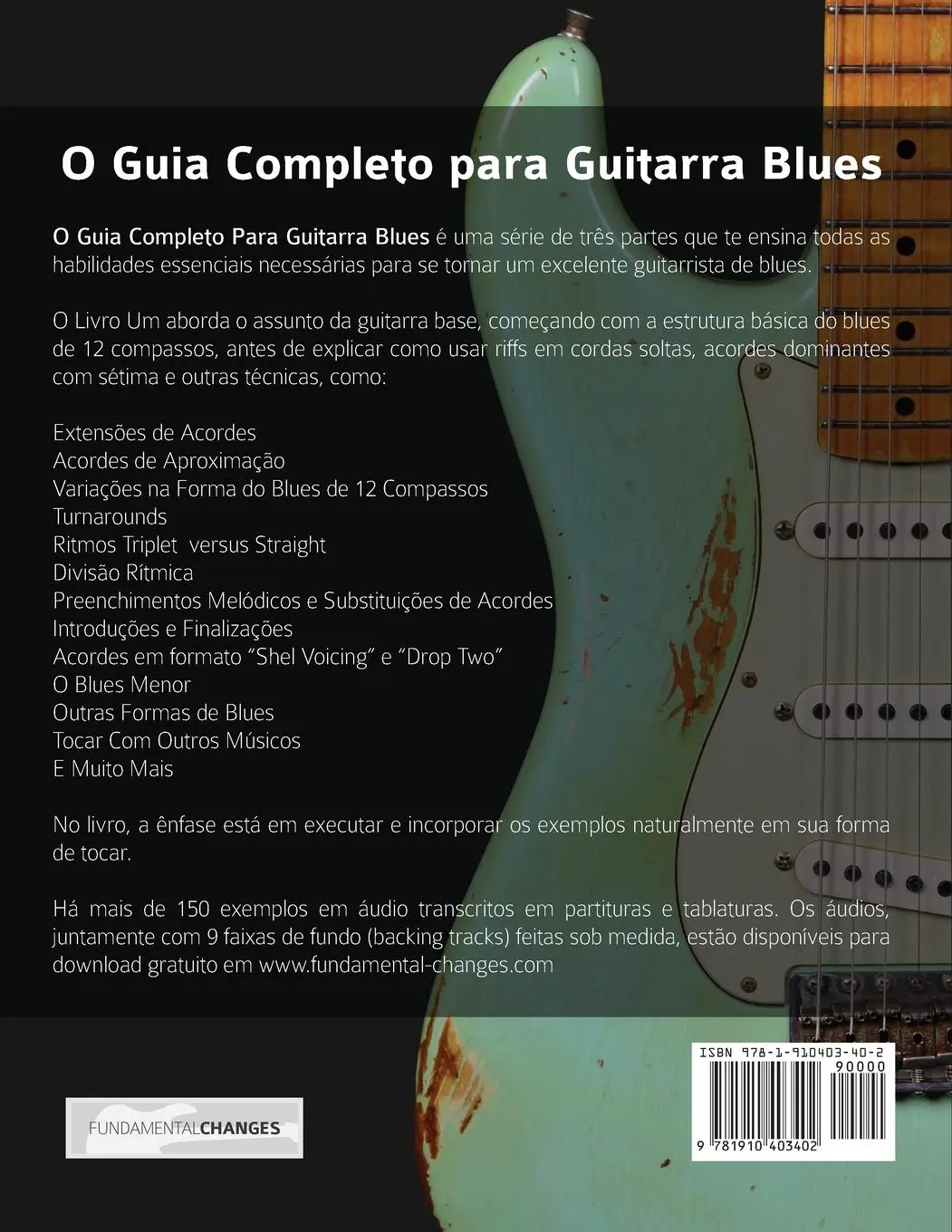 Rückseite: 9781910403402 | O Guia Completo Para Tocar Blues na Guitarra Livro Um - Guitarra Base