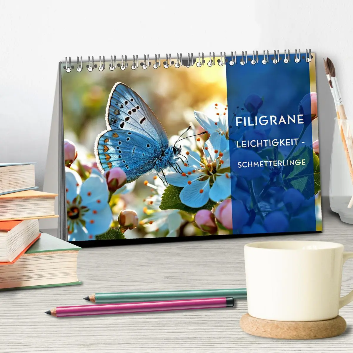 Bild: 9783457403402 | Filigrane Leichtigkeit - Schmetterlinge (Tischkalender 2026 DIN A5...