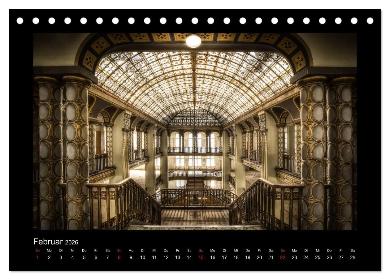 Bild: 9783457953402 | Lost Places - verlassene Orte vergangener Glanz (Tischkalender 2026...