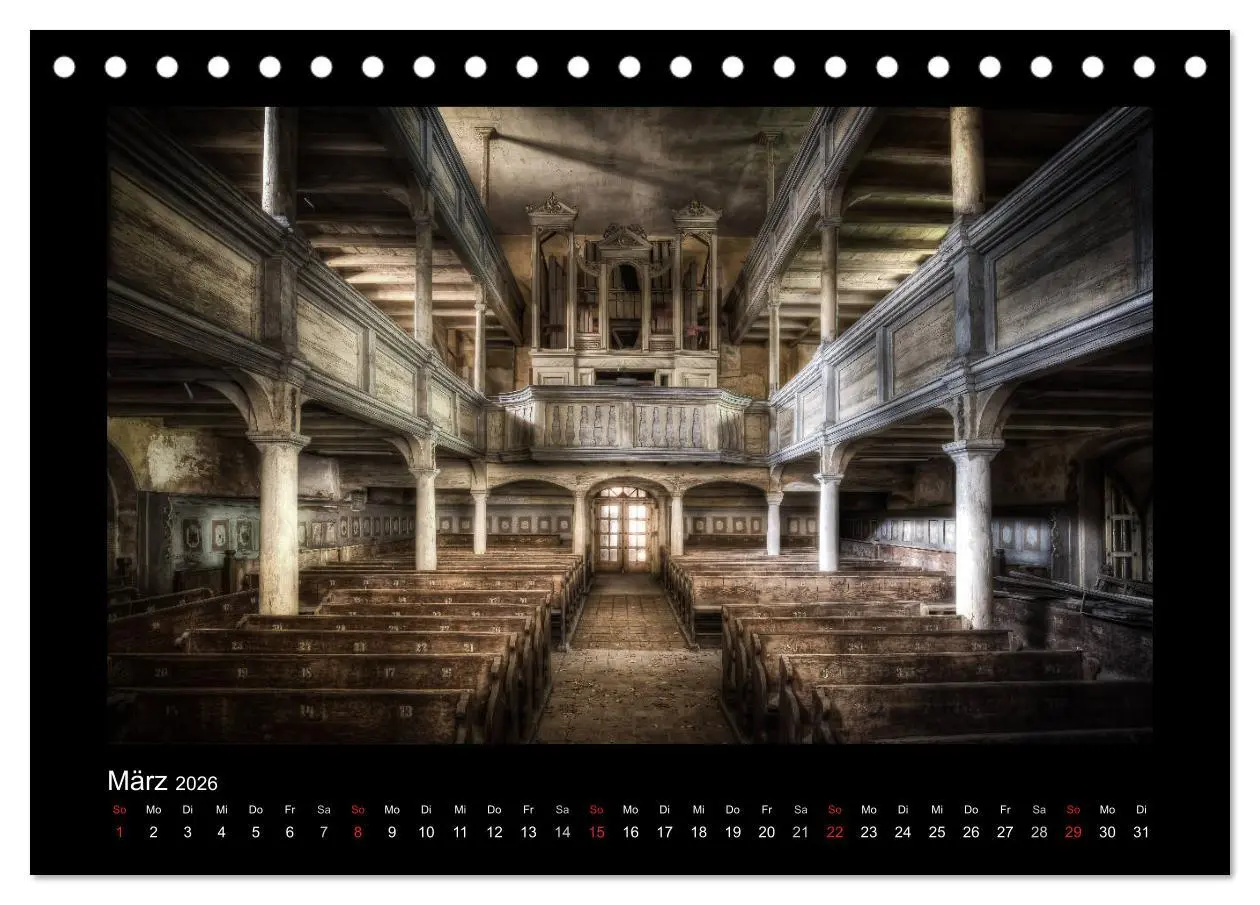 Bild: 9783457953402 | Lost Places - verlassene Orte vergangener Glanz (Tischkalender 2026...