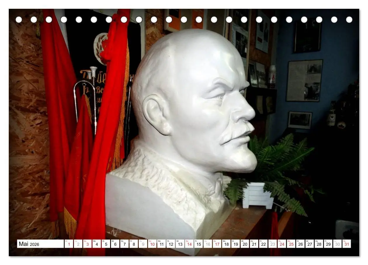 Bild: 9783516043402 | LENIN LEBT - Bilder einer Ikone (Tischkalender 2026 DIN A5 quer),...