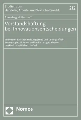 Cover: 9783756003402 | Vorstandshaftung bei Innovationsentscheidungen | Ann Margret Herzhoff
