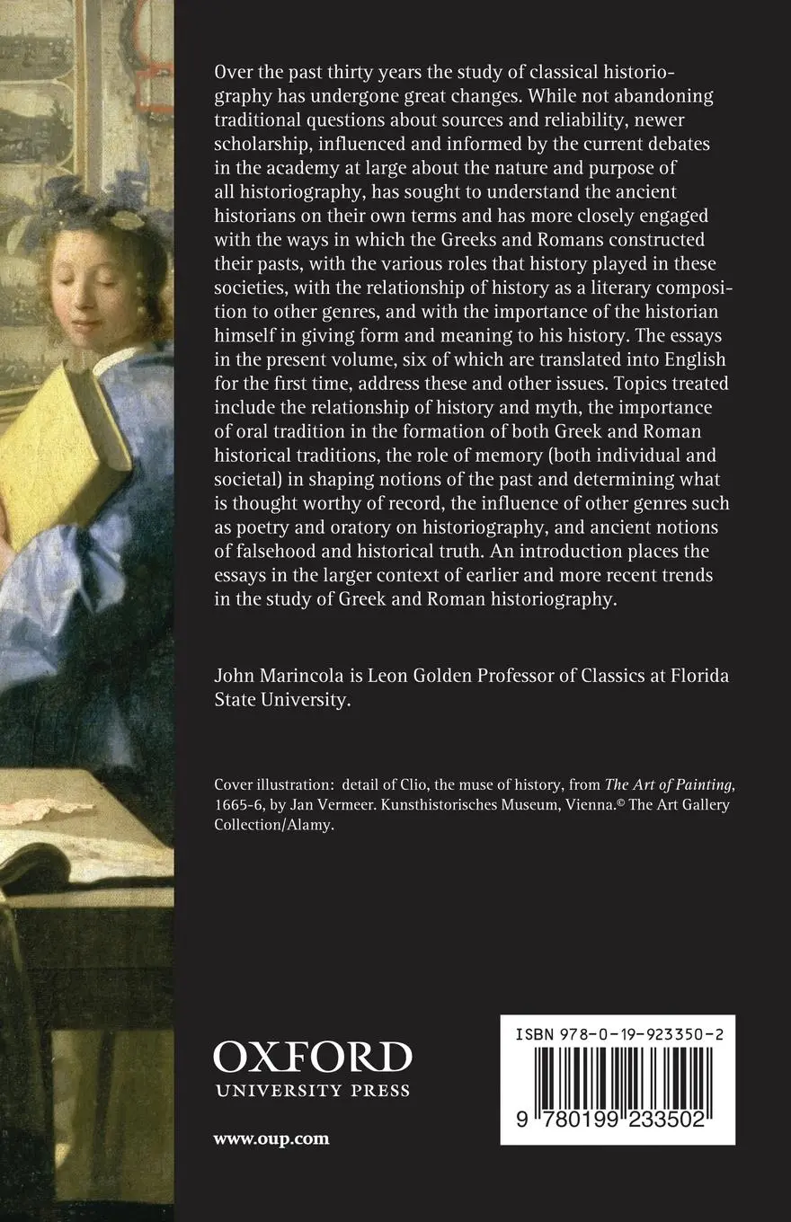 Rückseite: 9780199233502 | Greek and Roman Historiography | John Marincola | Taschenbuch | 2013