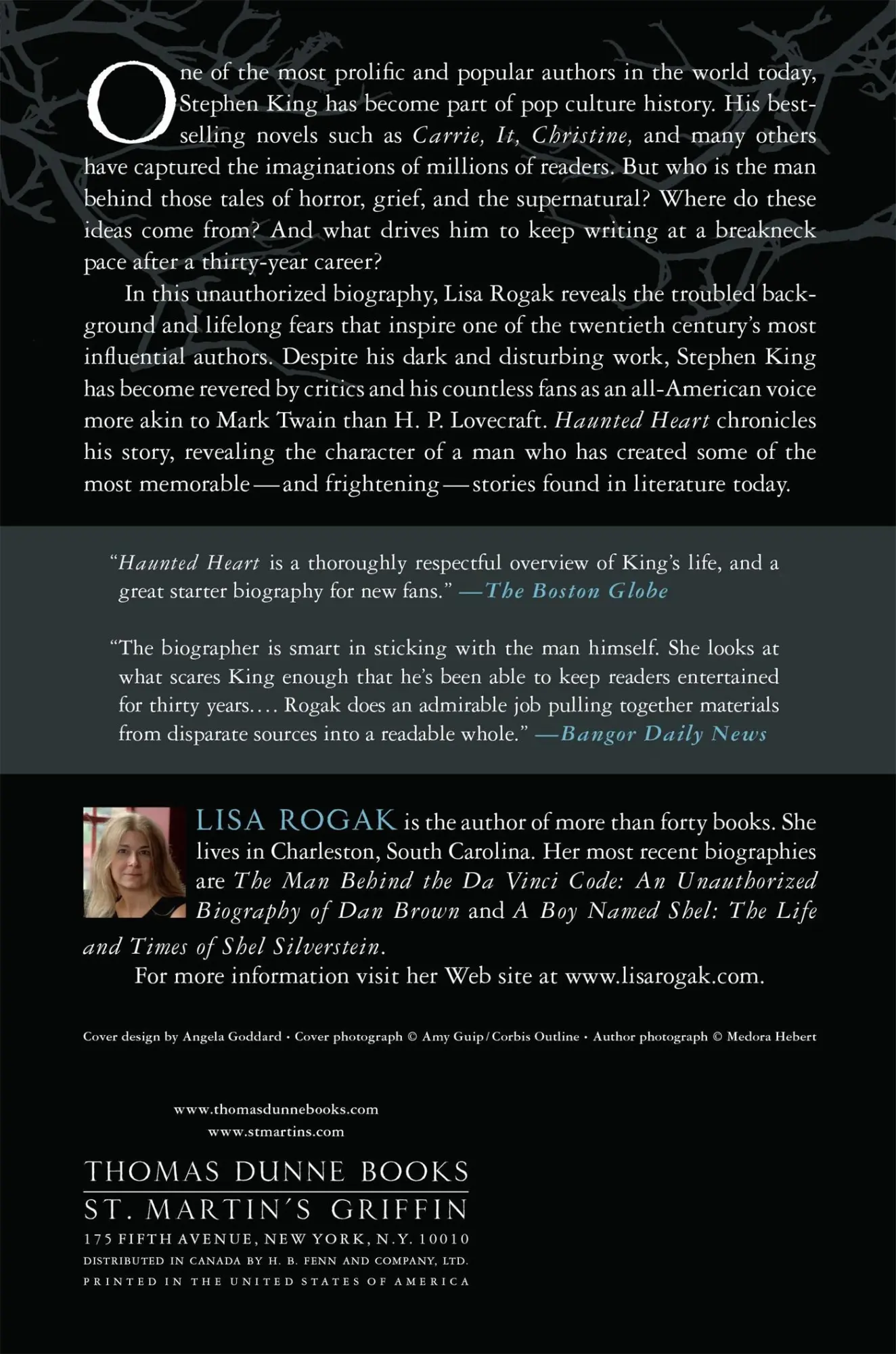 Rückseite: 9780312603502 | Haunted Heart | The Life and Times of Stephen King | Lisa Rogak | Buch