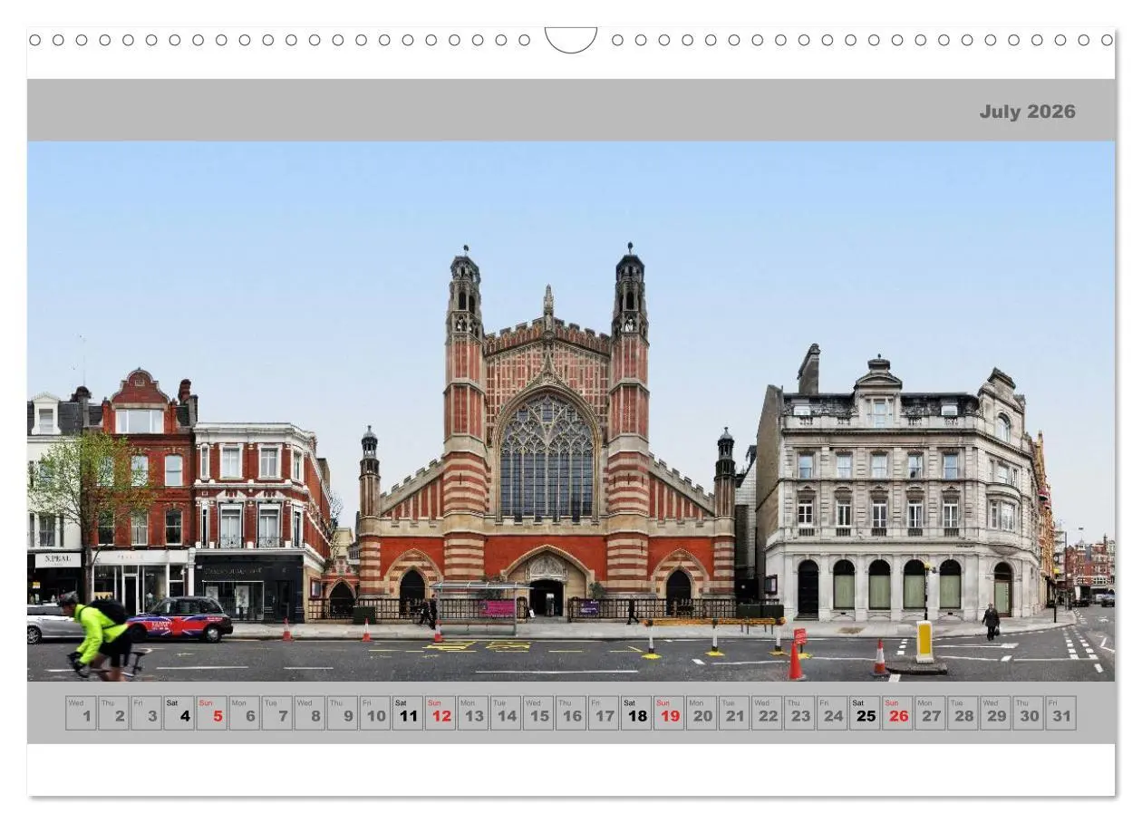 Bild: 9783516583502 | London Street Fronts 2026 / UK-Version (Wall Calendar 2026 DIN A3...