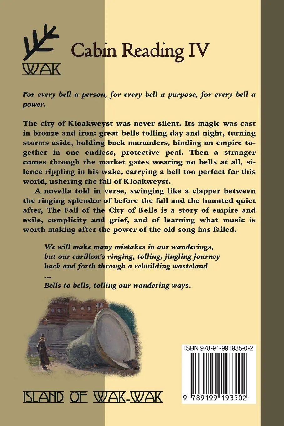 Rückseite: 9789199193502 | The Fall of the City of Bells | Daniel Ausema | Taschenbuch | Englisch