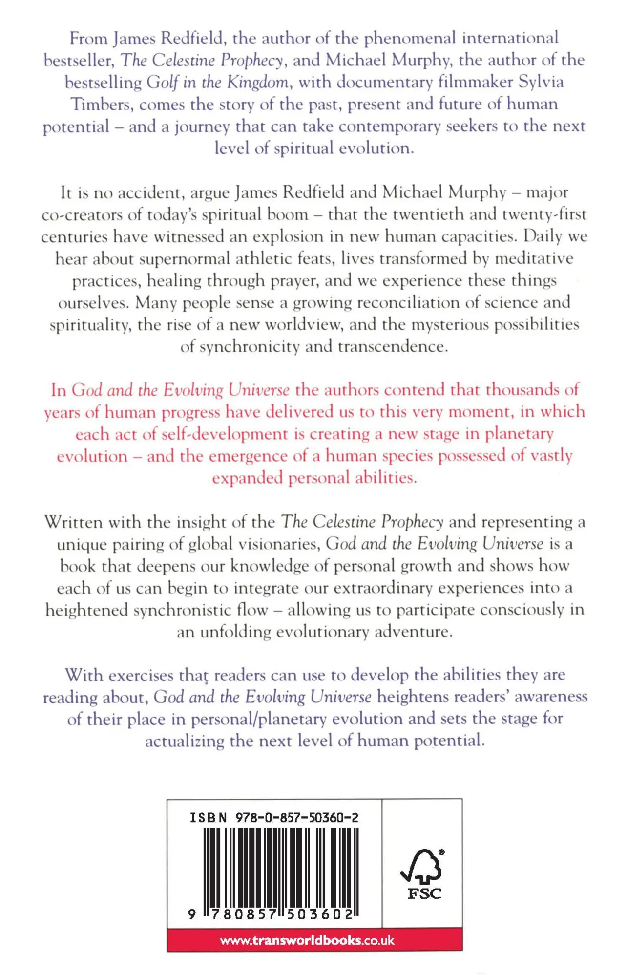 Rückseite: 9780857503602 | God And The Evolving Universe | James Redfield (u. a.) | Taschenbuch