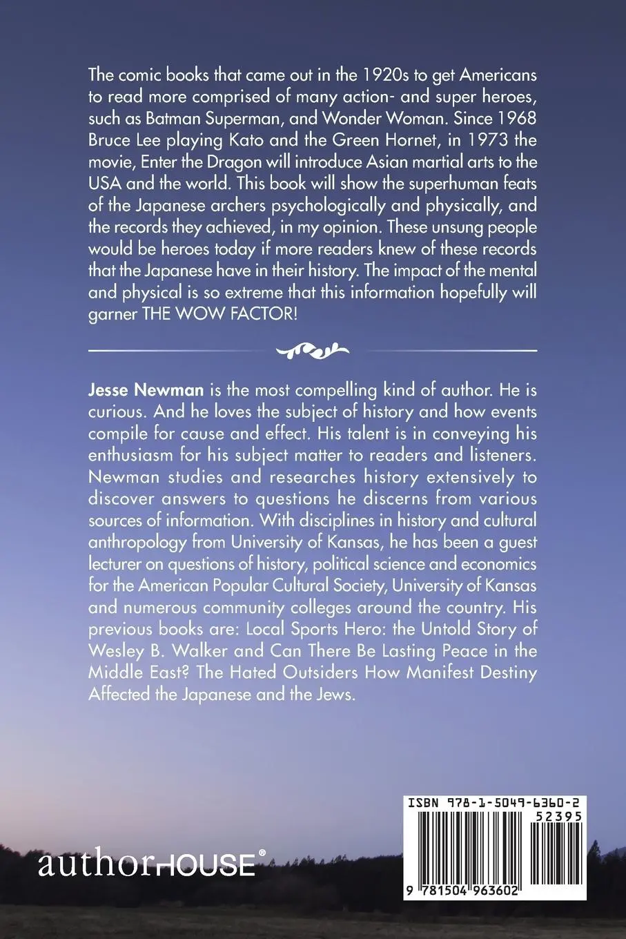 Rückseite: 9781504963602 | History of Kyudo and Iaido In Early Japan | Jesse C. Newman | Buch