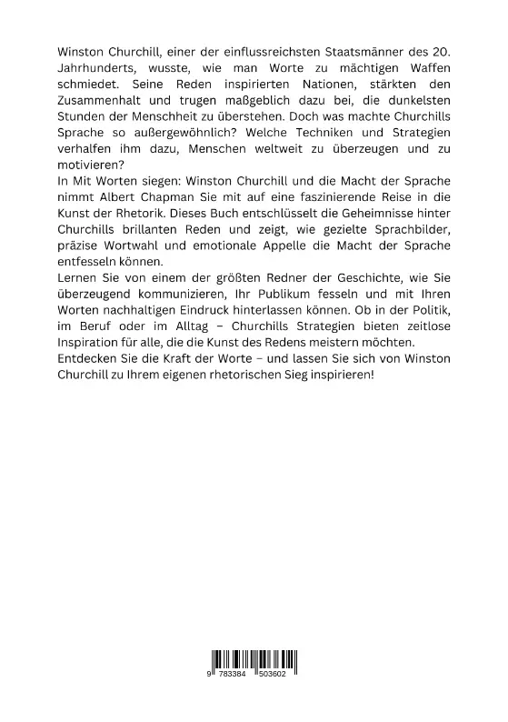 Bild: 9783384503602 | Mit Worten siegen: Winston Churchill und die Macht der Sprache | Buch