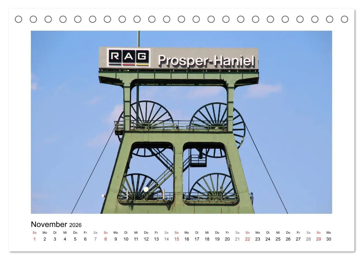 Bild: 9783457933602 | Zeche Prosper-Haniel Bottrop (Tischkalender 2026 DIN A5 quer),...