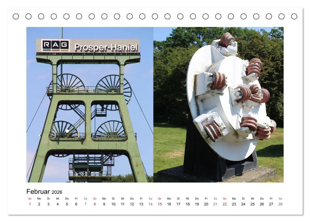 Bild: 9783457933602 | Zeche Prosper-Haniel Bottrop (Tischkalender 2026 DIN A5 quer),...