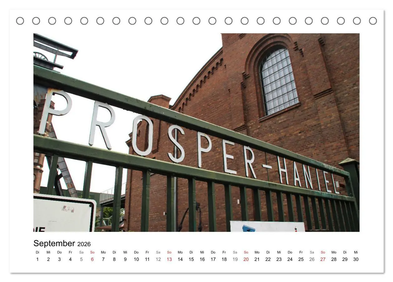 Bild: 9783457933602 | Zeche Prosper-Haniel Bottrop (Tischkalender 2026 DIN A5 quer),...