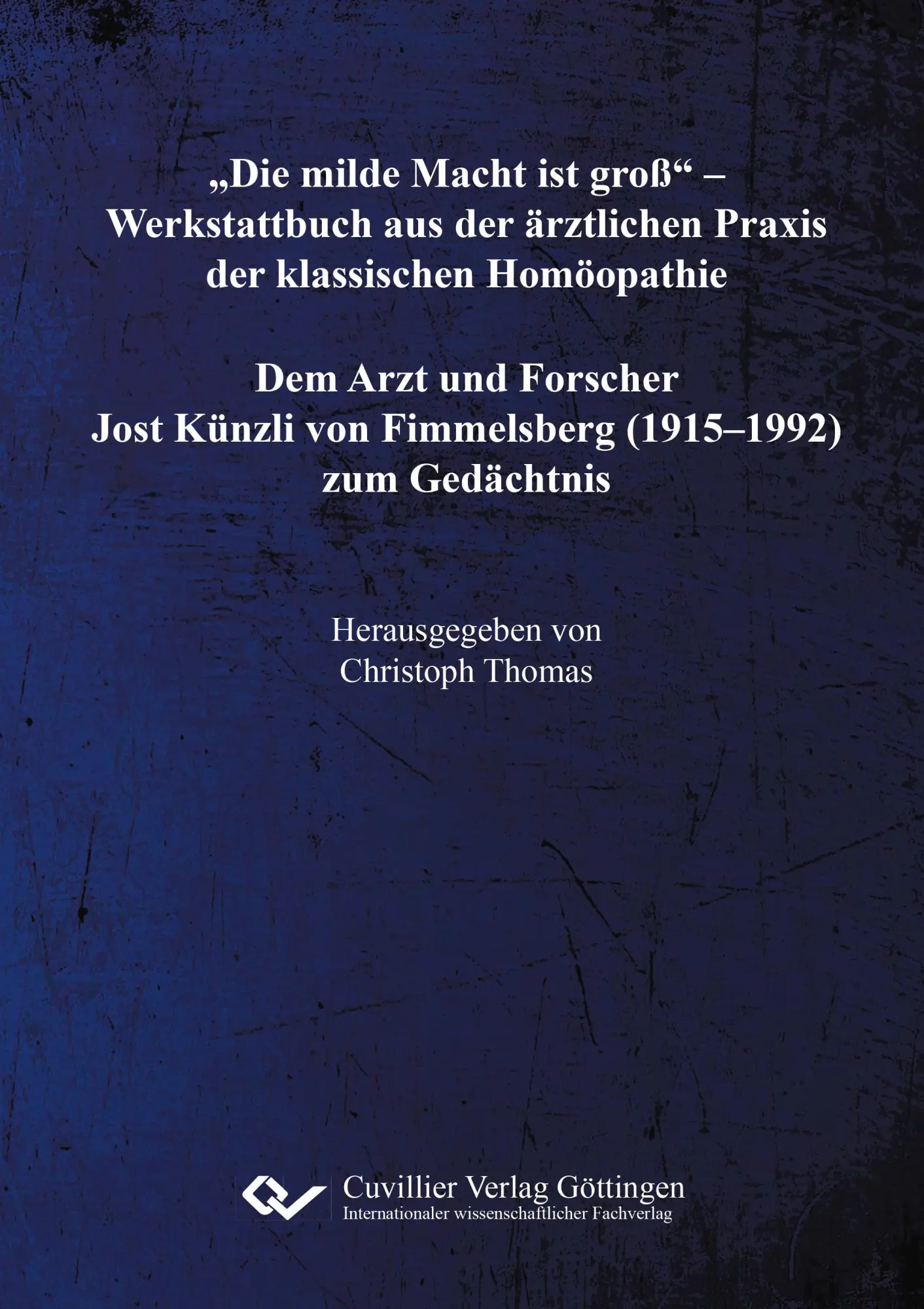 Cover: 9783689523602 | "Die milde Macht ist groß" - Werkstattbuch aus der ärztlichen...