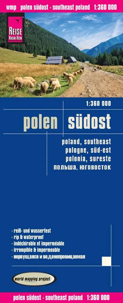 Cover: 9783831773602 | Reise Know-How Landkarte Polen, Südost 1 : 360.000 | Rump | 2 S.