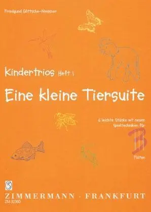 Cover: 9790010323602 | Kindertrios Heft 1: Eine kleine Tiersuite | Göttsche-Niessner | Buch