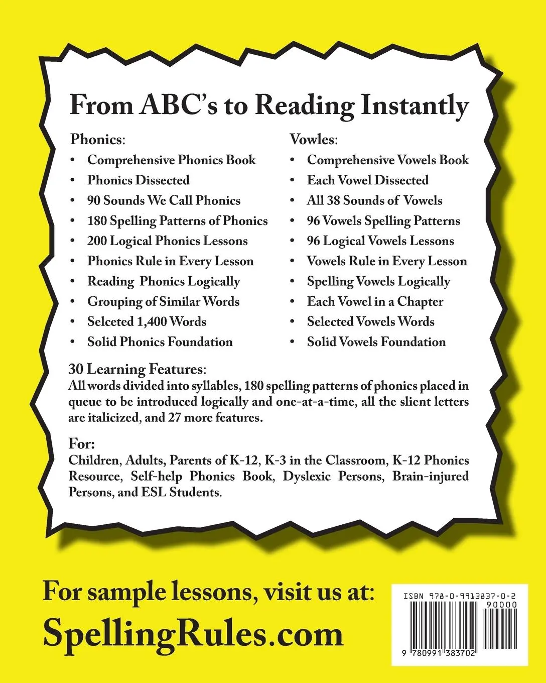 Rückseite: 9780991383702 | Read Instantly | Camilia Sadik | Taschenbuch | Englisch | 2013