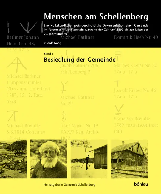 Cover: 9783205773702 | Menschen am Schellenberg : eine volkskundliche,...