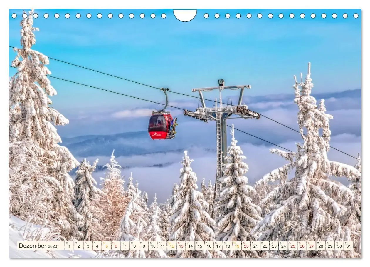Bild: 9783457853702 | Abenteuer Seilbahn (Wandkalender 2026 DIN A4 quer), CALVENDO...