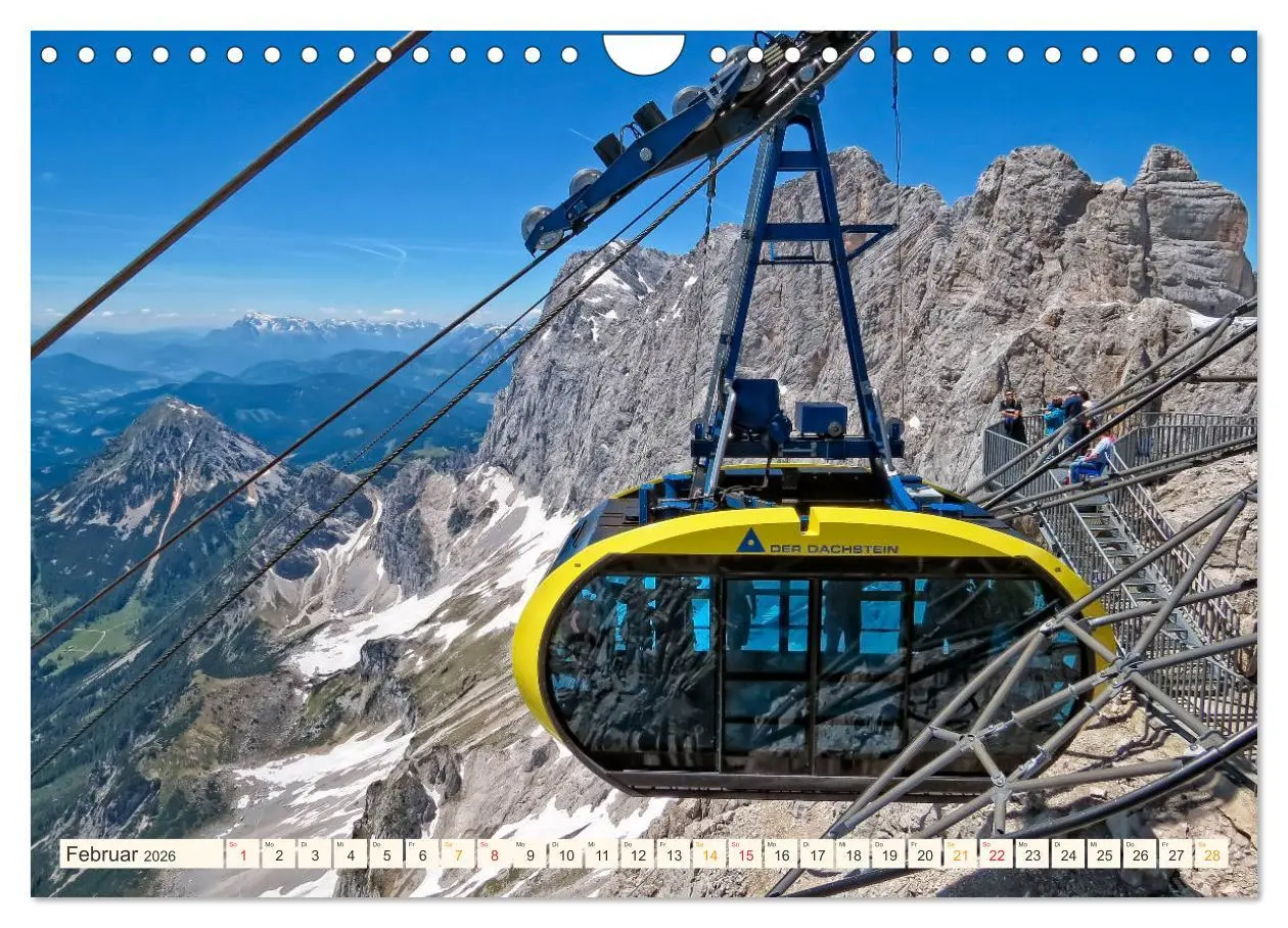 Bild: 9783457853702 | Abenteuer Seilbahn (Wandkalender 2026 DIN A4 quer), CALVENDO...