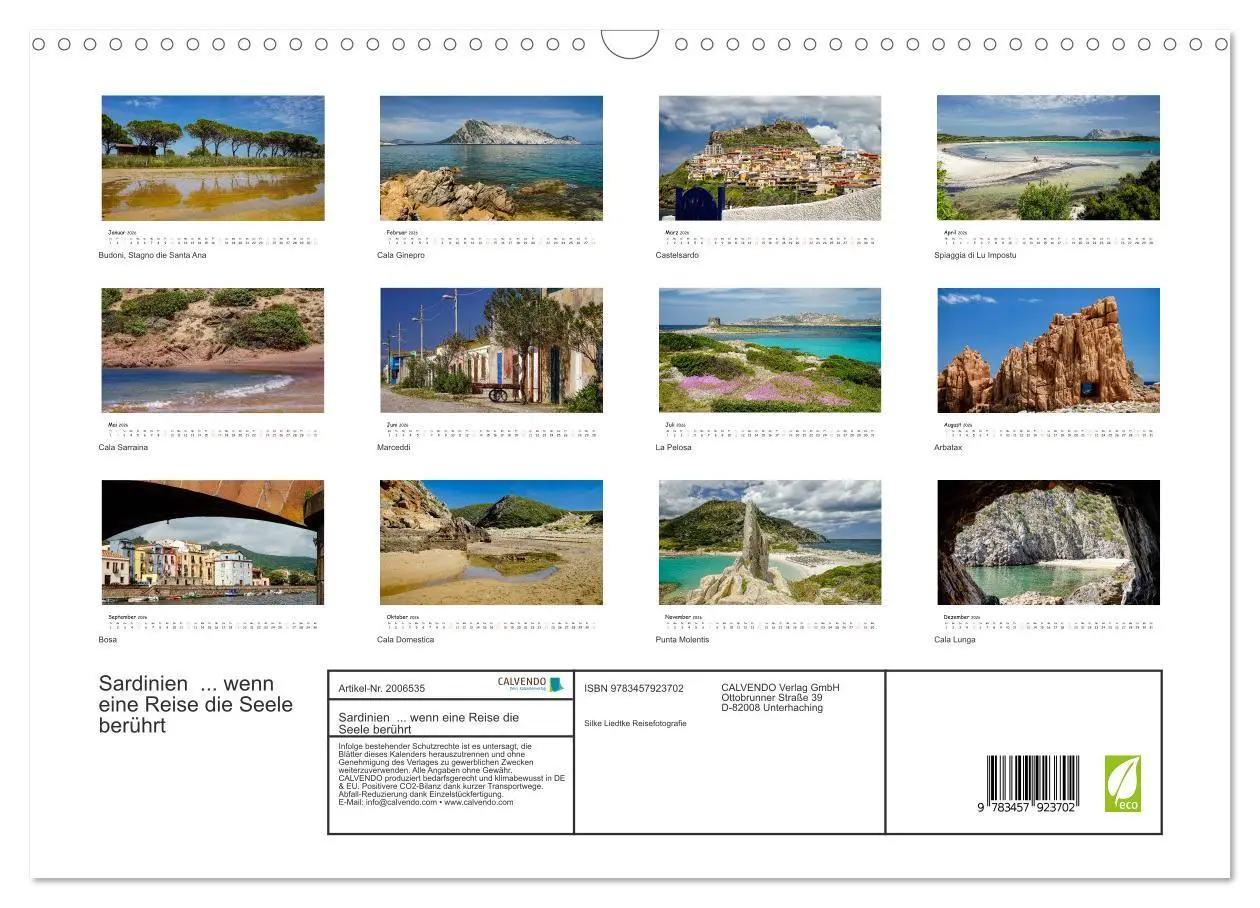 Bild: 9783457923702 | Sardinien ... wenn eine Reise die Seele berührt (Wandkalender 2026...