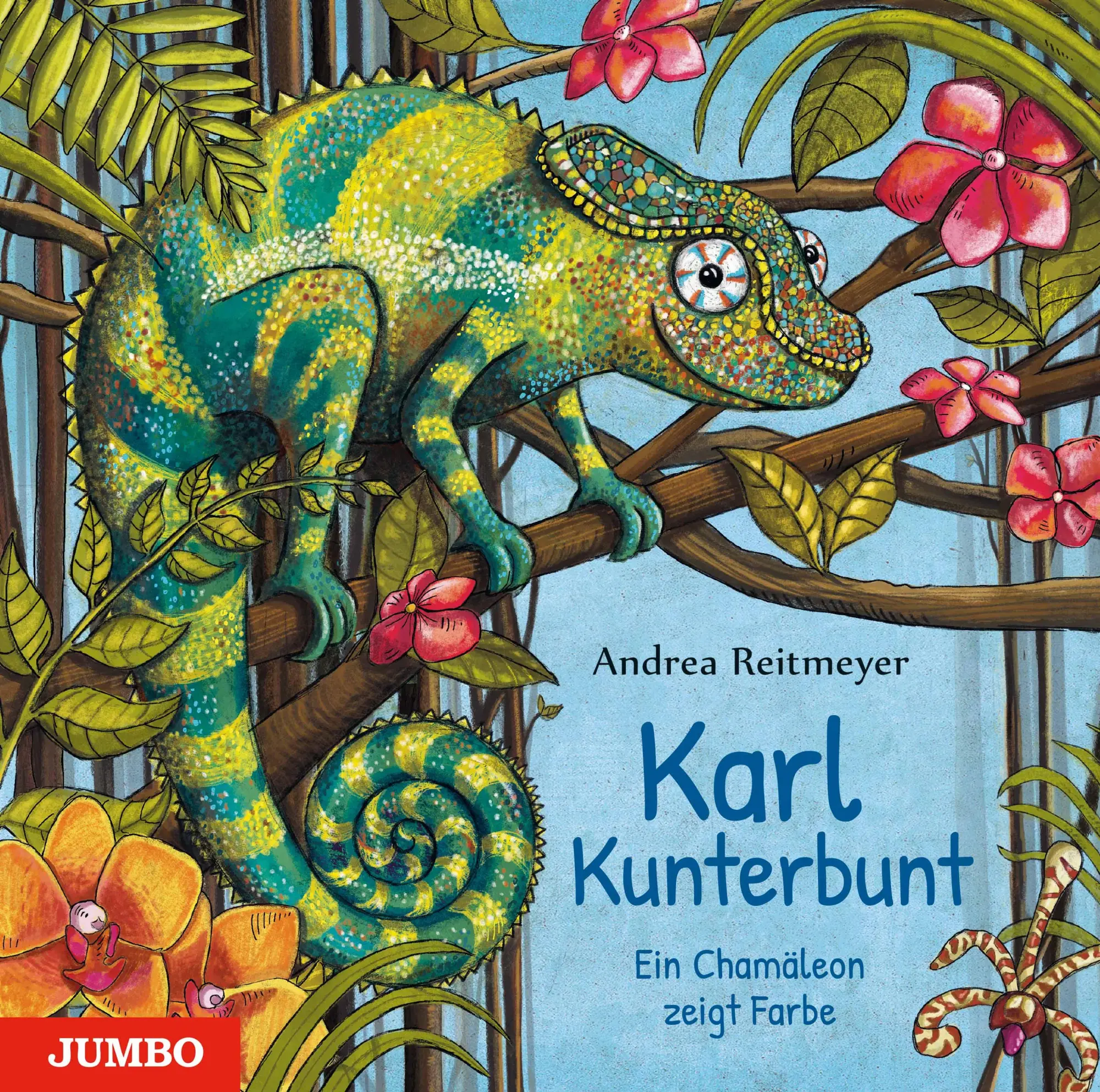 Cover: 9783833743702 | Karl Kunterbunt | Ein Chamäleon zeigt Farbe | Andrea Reitmeyer | Buch