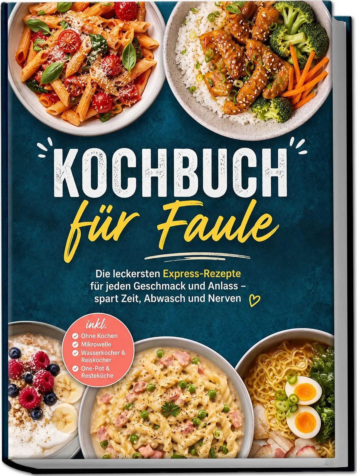 Cover: 9783989103702 | Kochbuch für Faule: Die leckersten Express-Rezepte für jeden...
