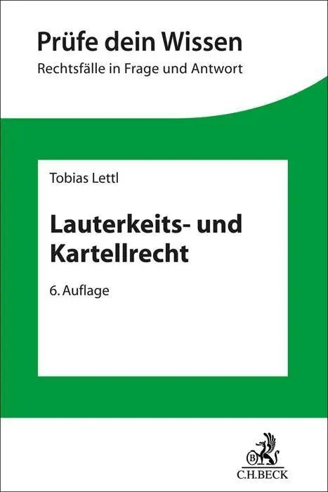 Cover: 9783406803802 | Lauterkeits- und Kartellrecht | Hans-Peter Schwintowski | Taschenbuch