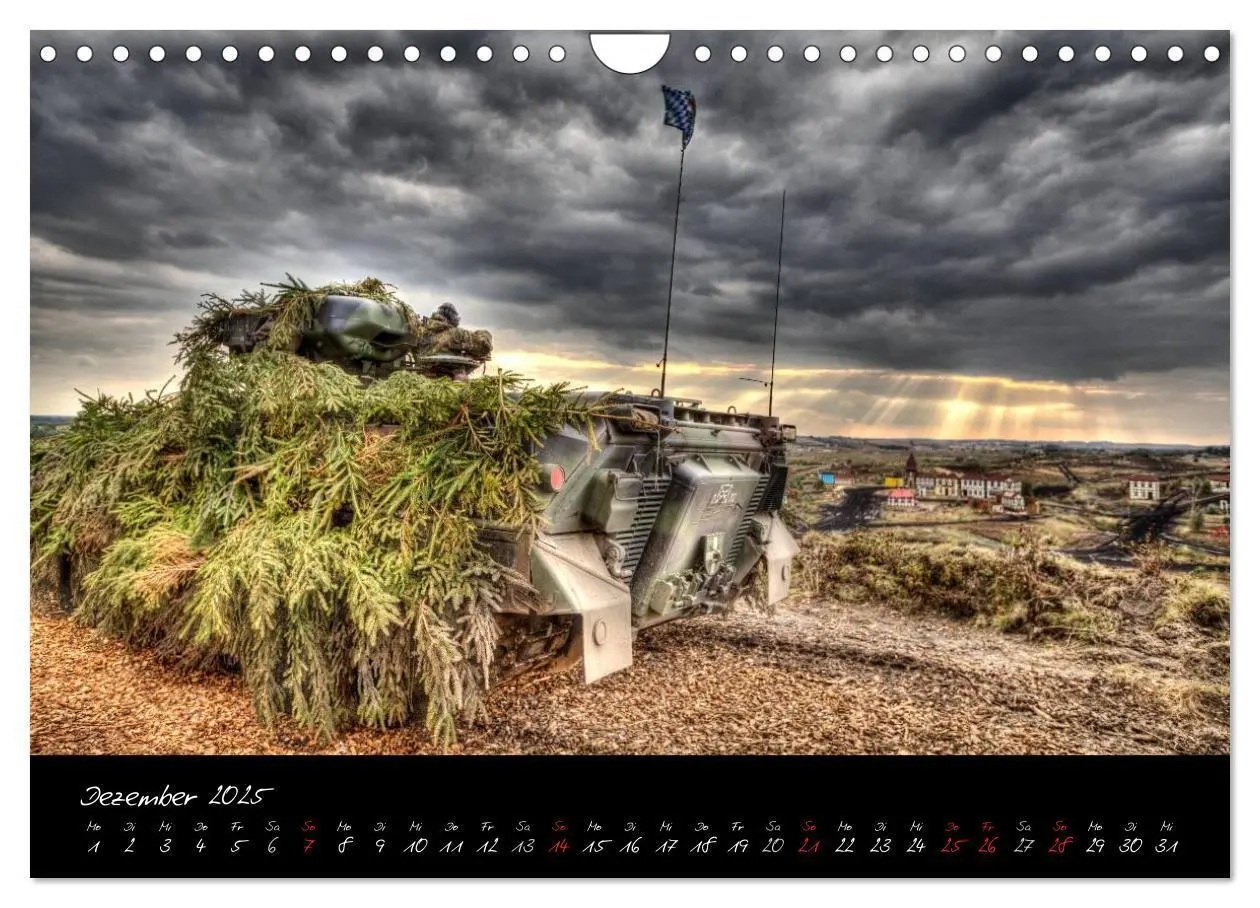 Bild: 9783435823802 | Schützenpanzer Marder (Wandkalender 2025 DIN A4 quer), CALVENDO...