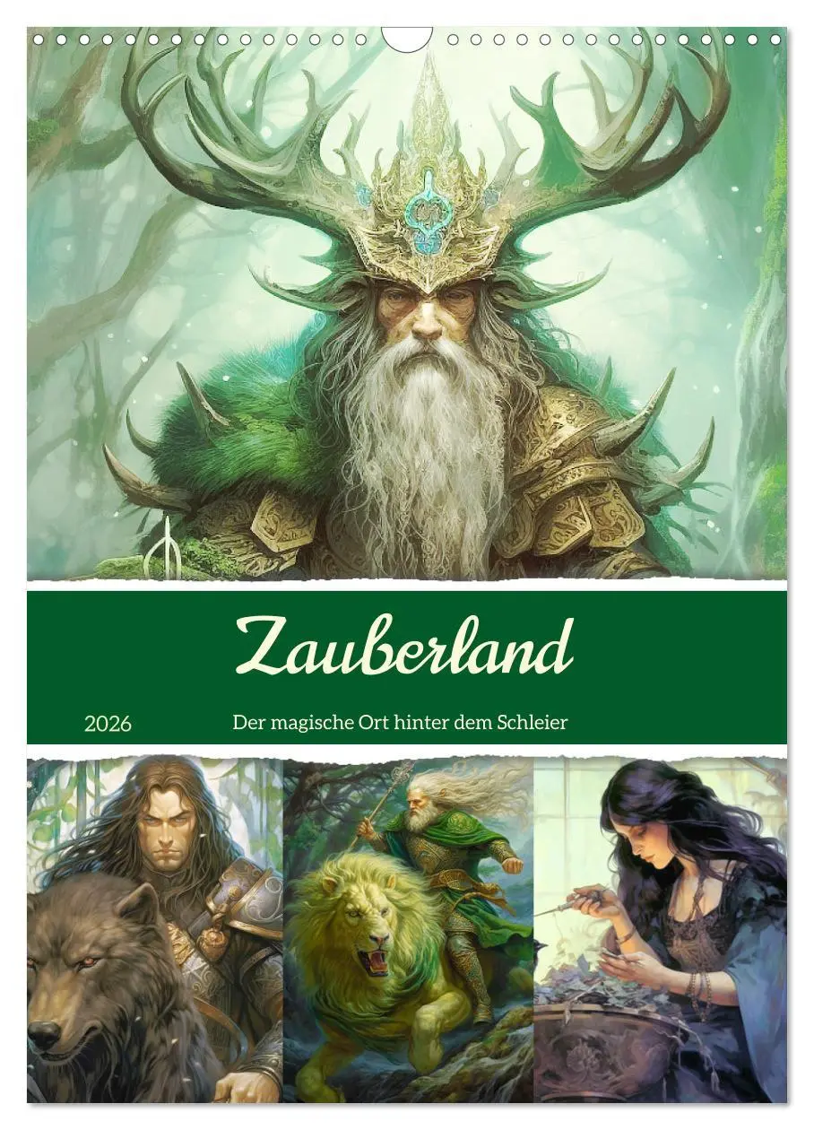 Cover: 9783516313802 | Zauberland. Der magische Ort hinter dem Schleier (Wandkalender 2026...