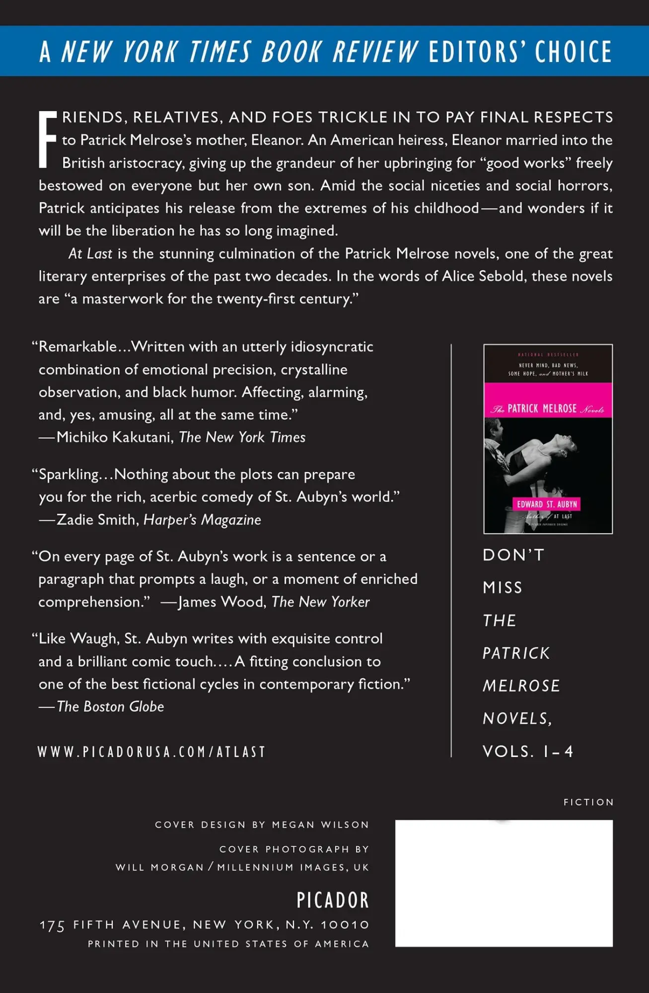 Rückseite: 9781250023902 | At Last | Edward St. Aubyn | Taschenbuch | Kartoniert / Broschiert