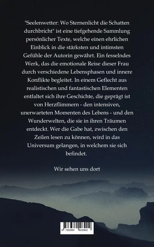 Rückseite: 9783384403902 | Seelenwetter | Wo Sternenlicht die Schatten durchbricht | Rickers