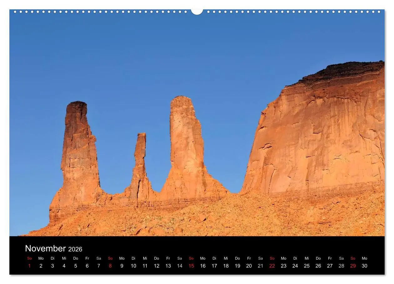 Bild: 9783516233902 | USA - Monument Valley (Wandkalender 2026 DIN A2 quer), CALVENDO...