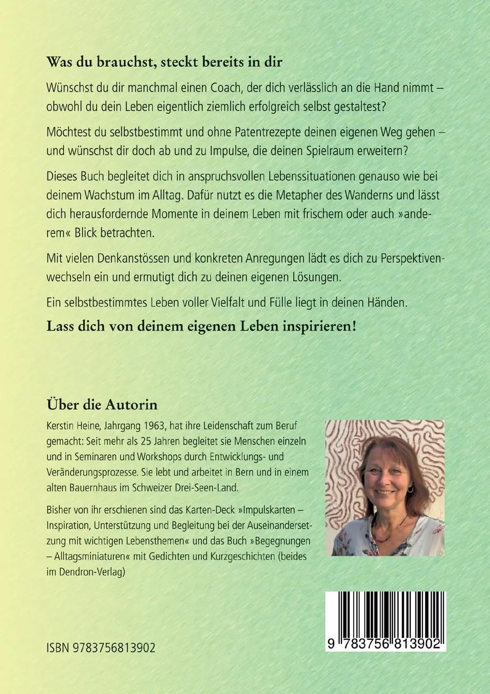 Rückseite: 9783756813902 | Dein Kompass bist du | 36 Impulse für dein Selbstcoaching | Heine