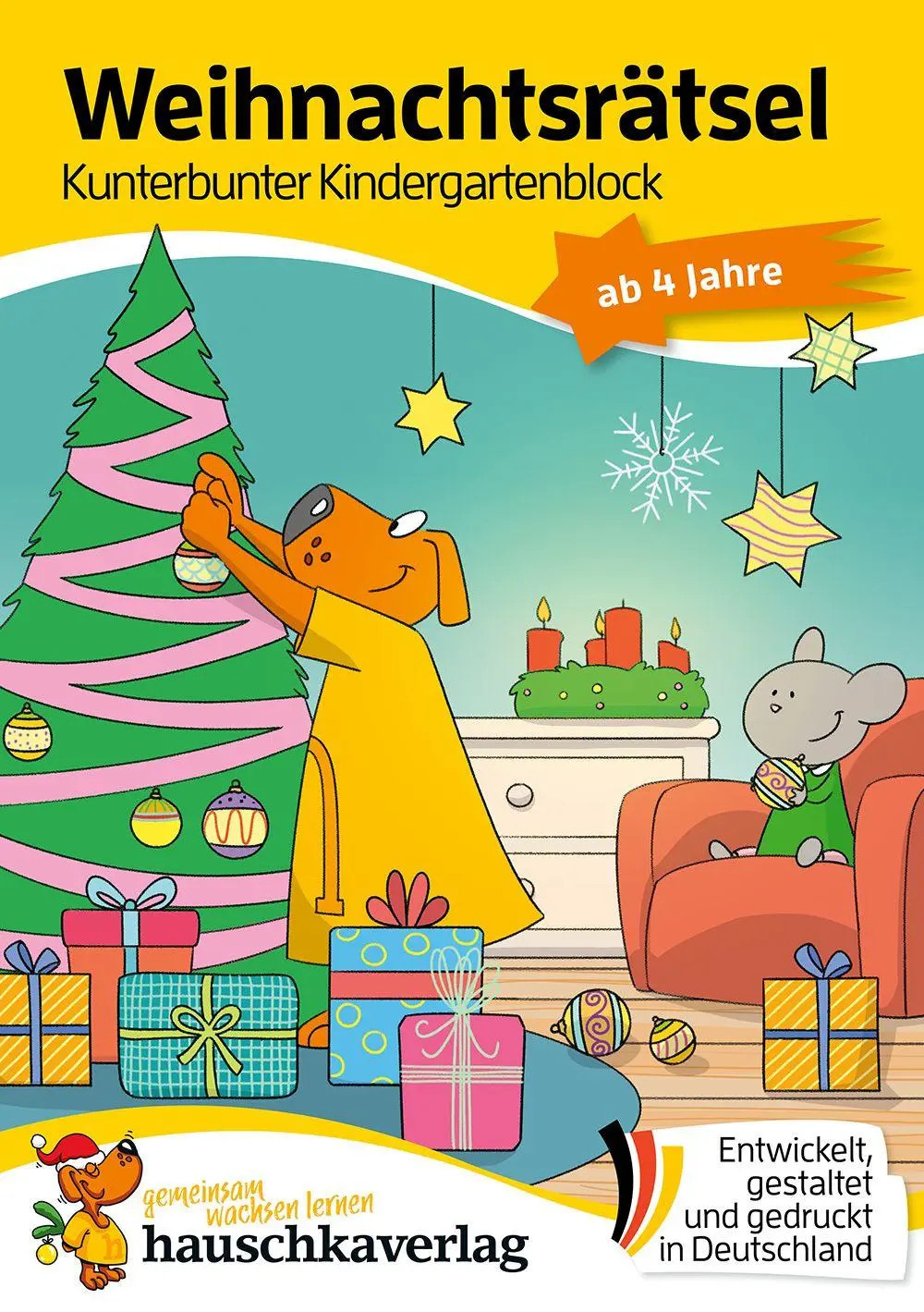 Cover: 9783881003902 | Weihnachtsrätsel - Kunterbunter Kindergartenblock ab 4 Jahre | Maier