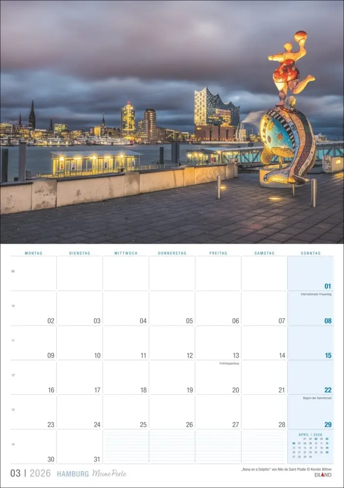 Bild: 9783964023902 | Hamburg ...meine Perle Kalender 2026 | Kalender | Deutsch | 2026