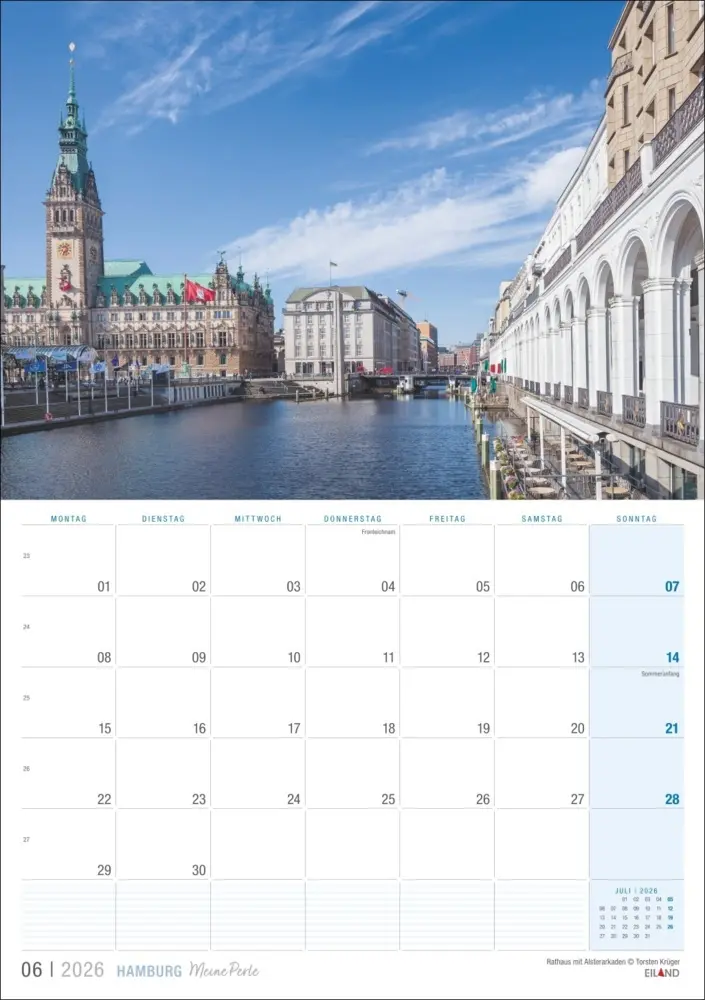 Bild: 9783964023902 | Hamburg ...meine Perle Kalender 2026 | Kalender | Deutsch | 2026