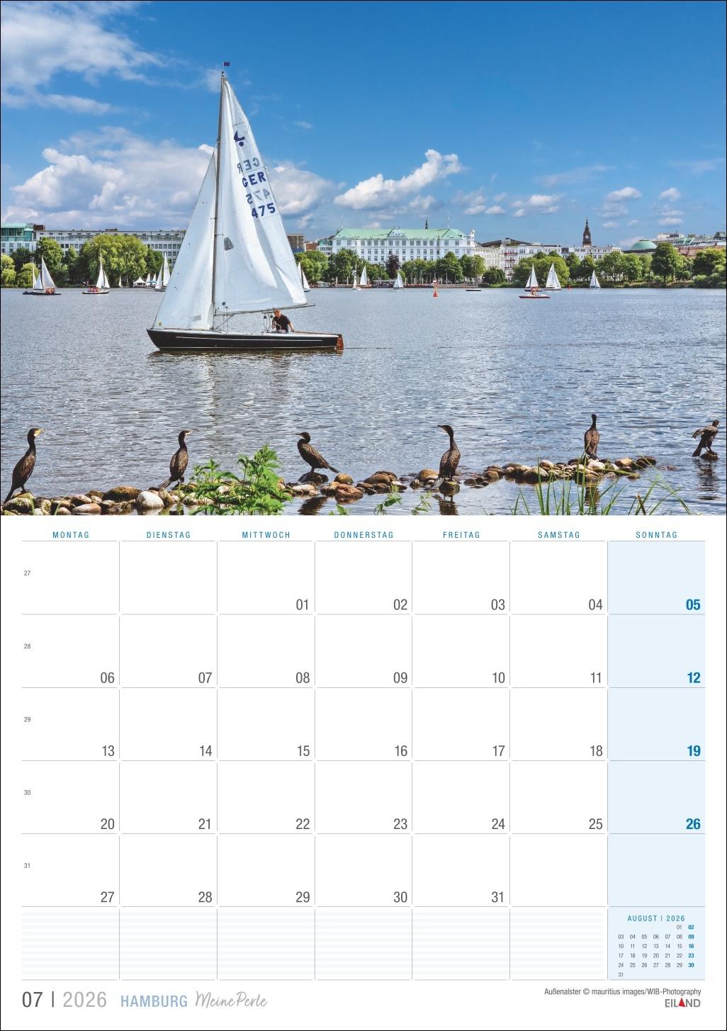 Bild: 9783964023902 | Hamburg ...meine Perle Kalender 2026 | Eiland | Kalender | 13 S.