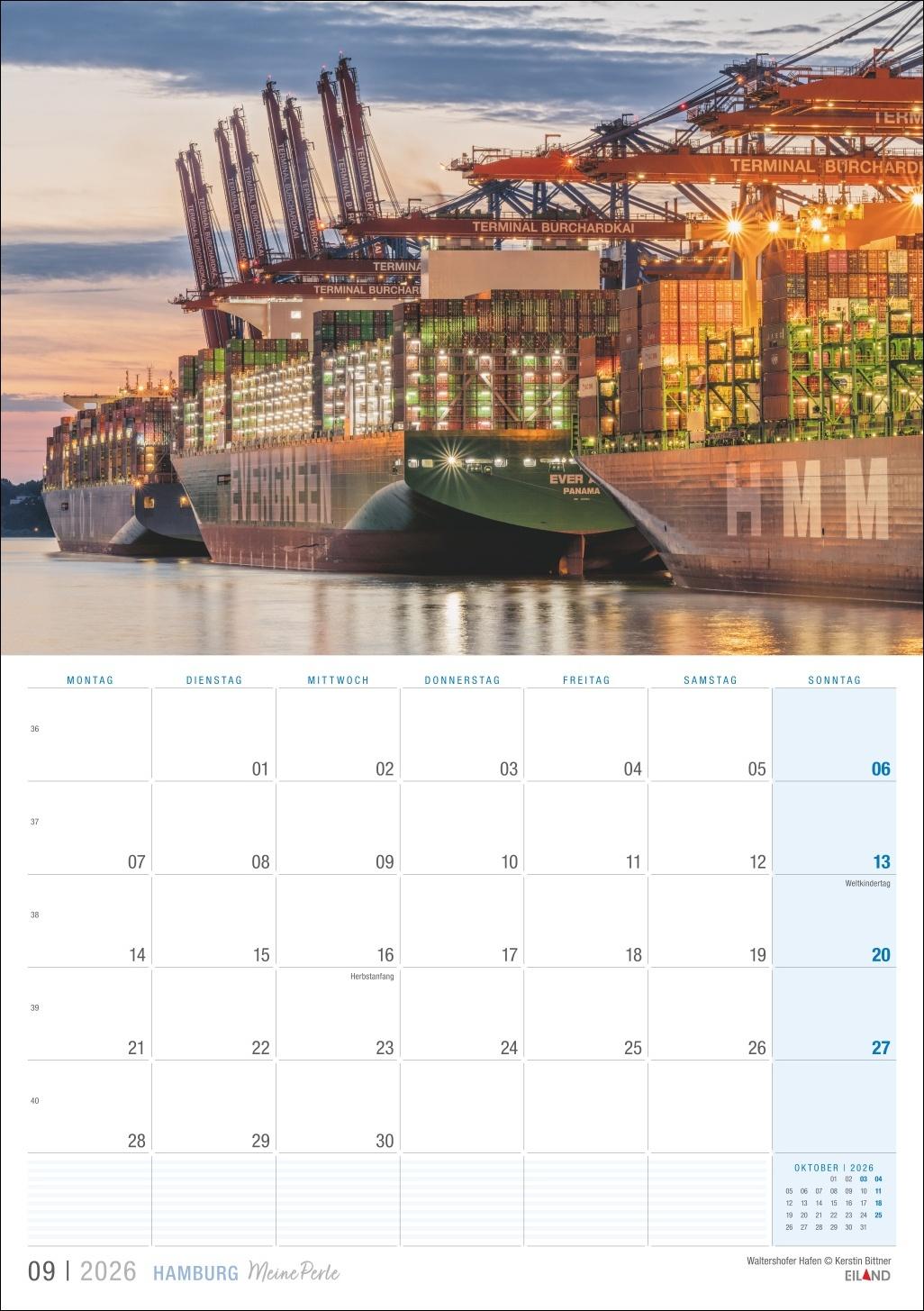 Bild: 9783964023902 | Hamburg ...meine Perle Kalender 2026 | Eiland | Kalender | 13 S.