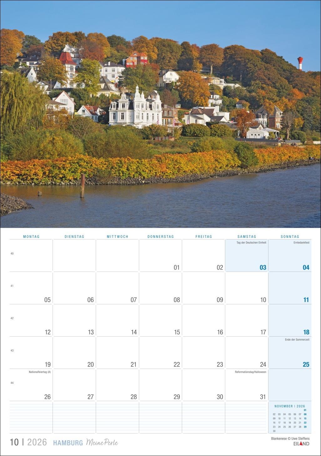 Bild: 9783964023902 | Hamburg ...meine Perle Kalender 2026 | Eiland | Kalender | 13 S.